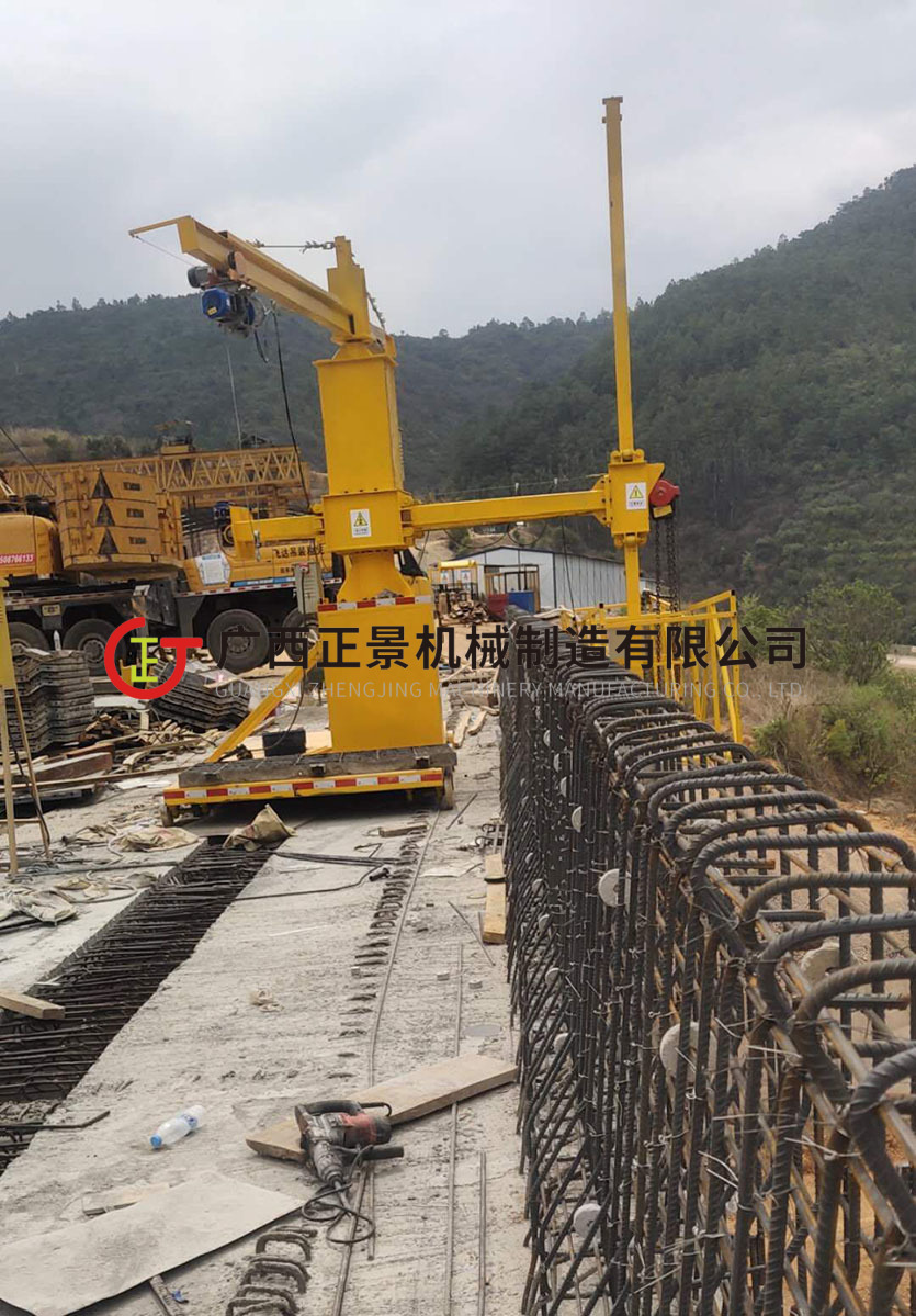 橋梁防撞墻模板施工臺車