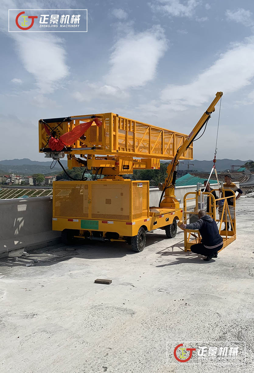 橋梁排水管安裝車