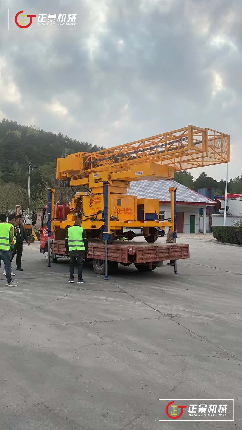 橋梁排水管安裝車