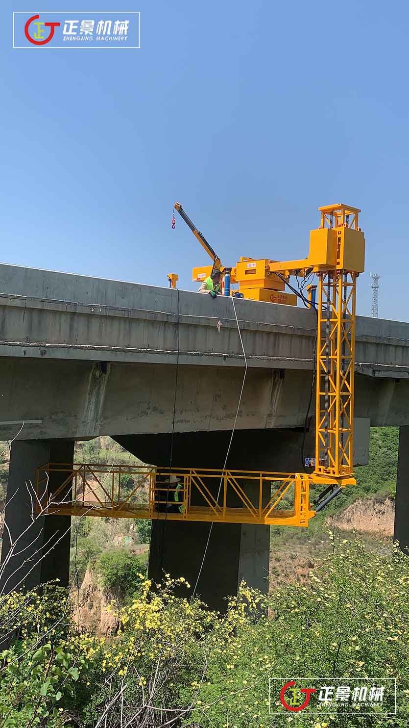 橋梁排水管安裝車