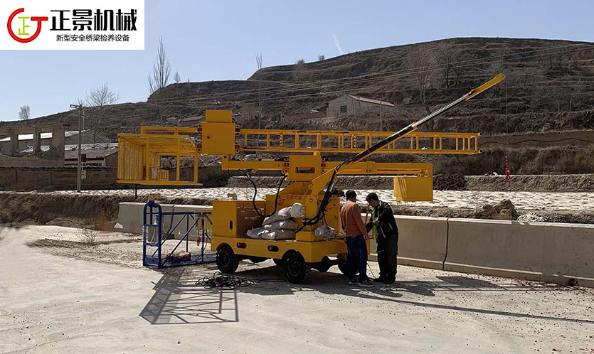 橋梁排水管安裝車