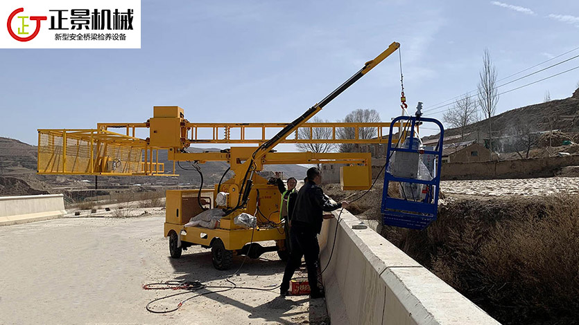 橋梁排水管安裝車