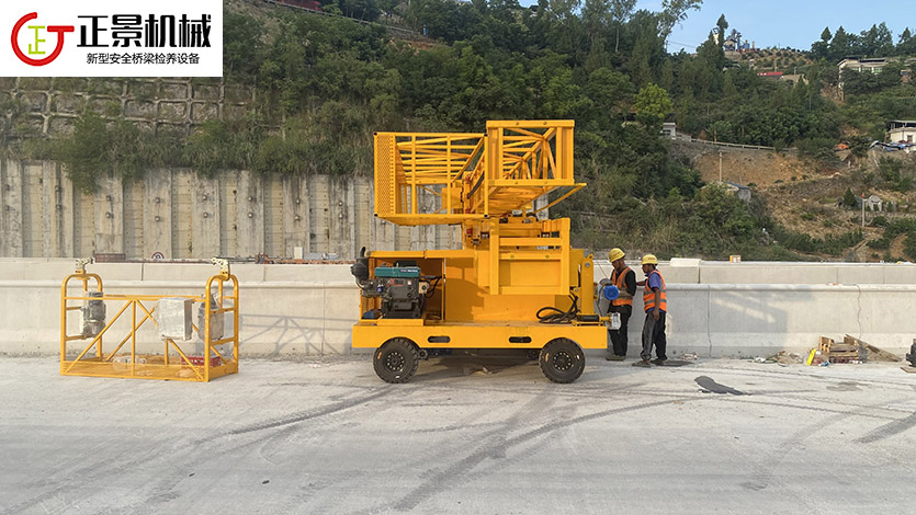 橋梁排水管安裝車