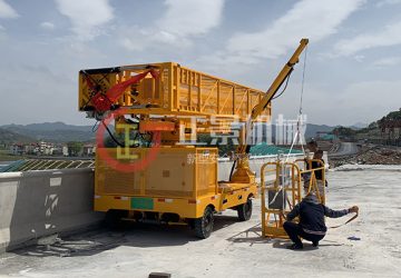 橋梁排水管安裝車三代機(jī)早期型號(hào)