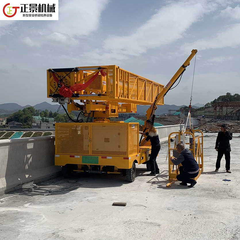 橋梁排水管安裝車